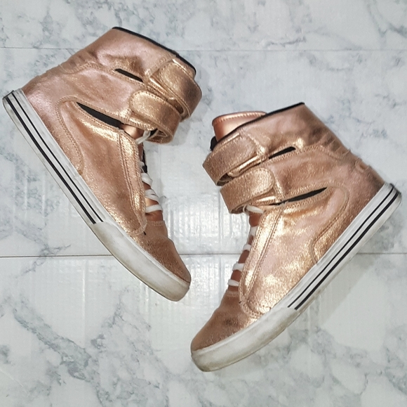Supra Other - Supra | Rose Gold High Top Sneakers